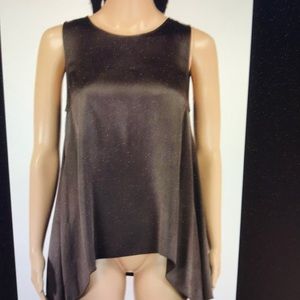Brunello Cucinelli asymmetrical top brown